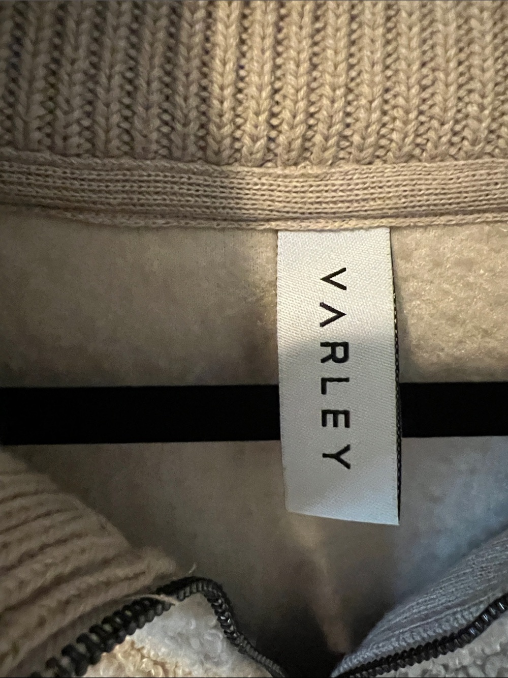 Varley Women's Tan Westwood Fleece Jacket Size Large - Picture 4 of 6